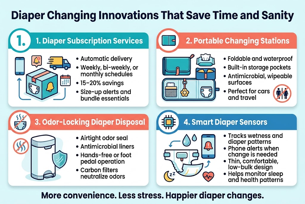 Diaper Changing Innovations That Save Time and Sanity
