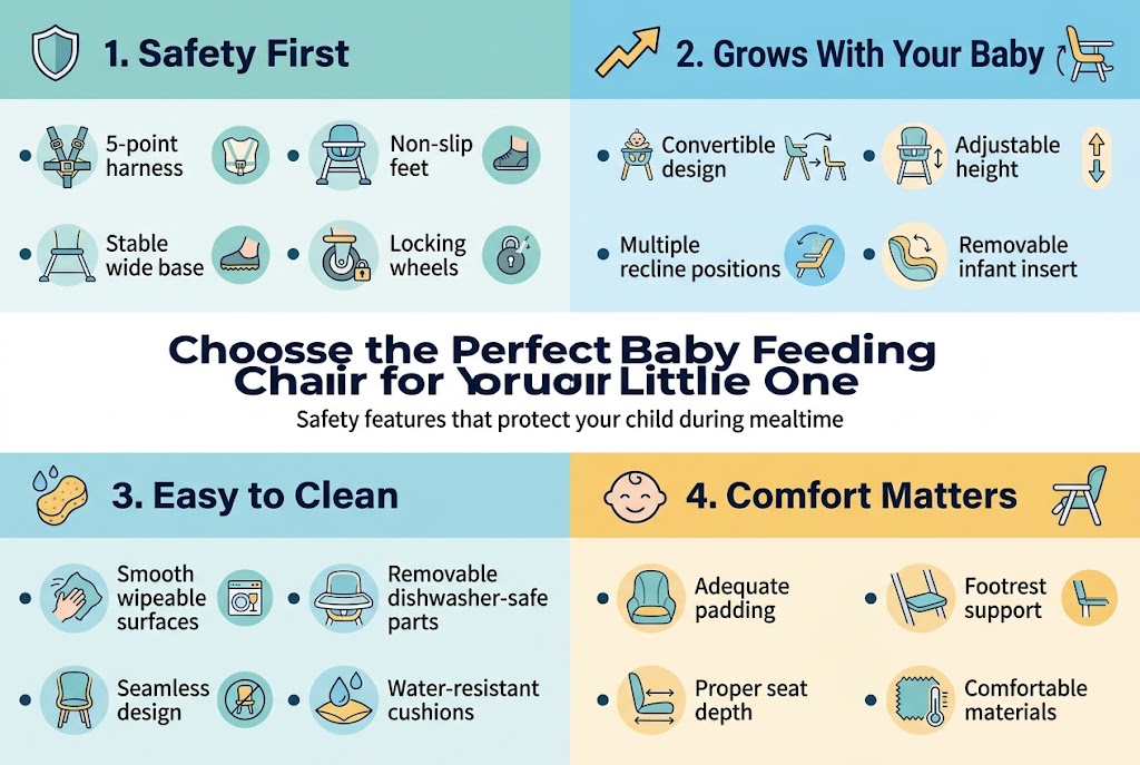Choose the Perfect Baby Feeding Chair for Your Little One