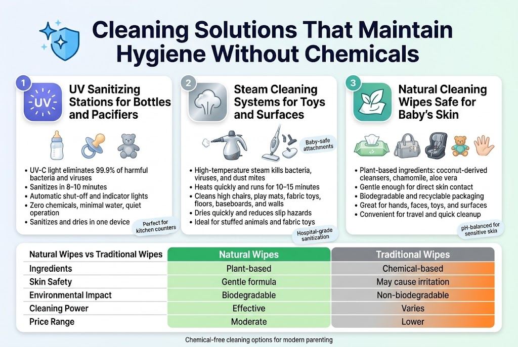 Cleaning Solutions That Maintain Hygiene Without Chemicals