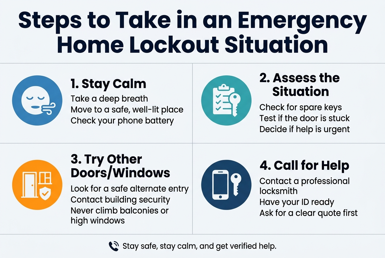 Steps to Take in an Emergency Home Lockout Situation
