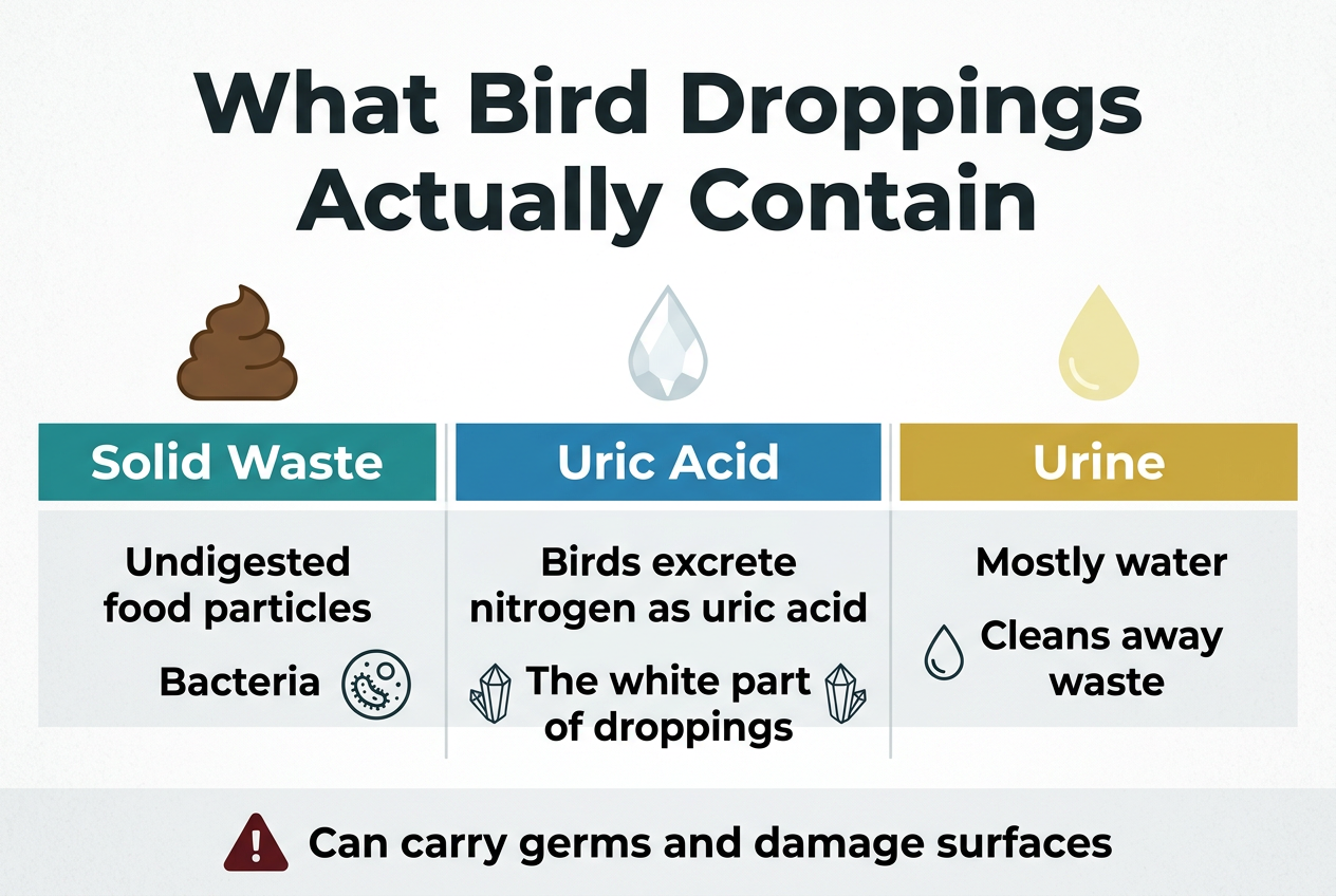 What Bird Droppings Actually Contain