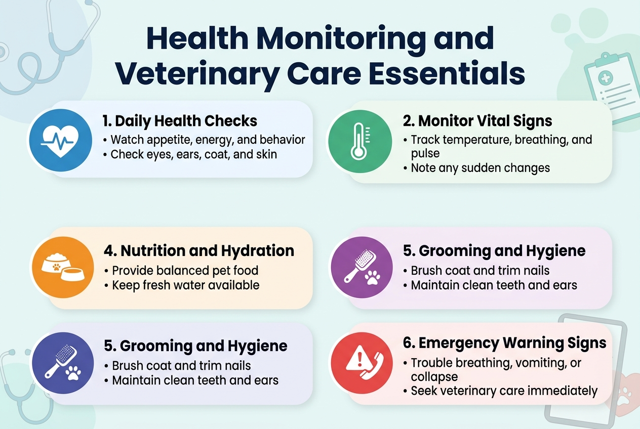 Health Monitoring and Veterinary Care Essentials