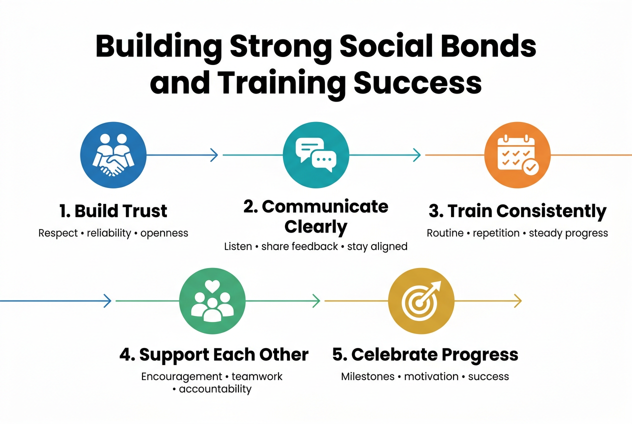 Building Strong Social Bonds and Training Success