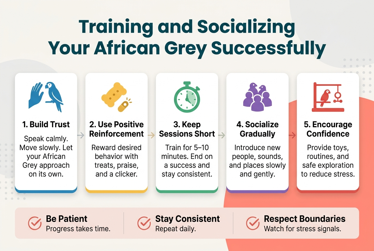 Training and Socializing Your African Grey Successfully