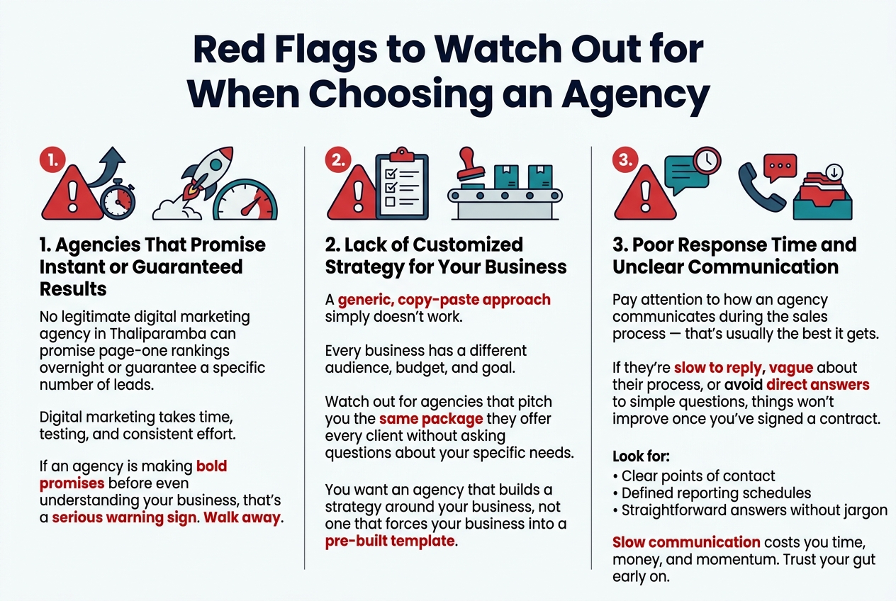 Red Flags to Watch Out for When Choosing an Agency