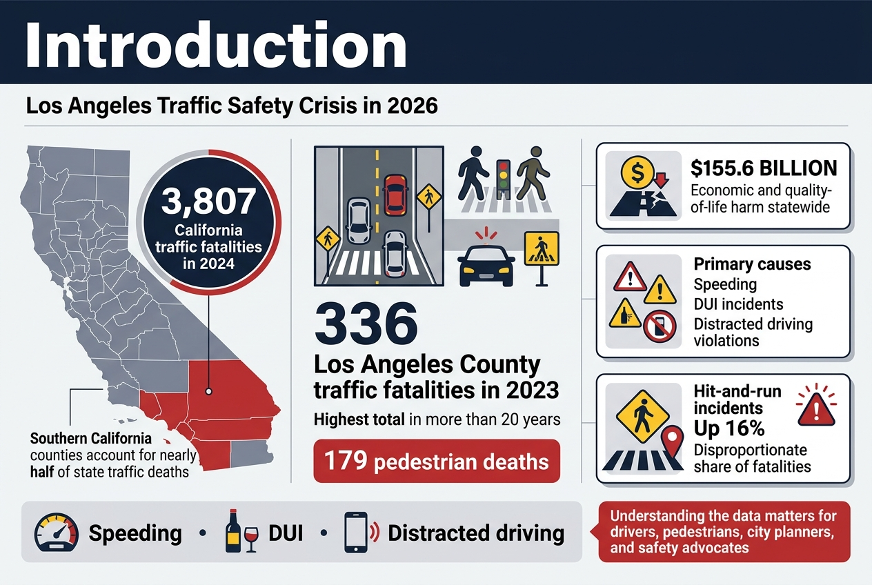 Los Angeles Car Accident Statistics in 2026