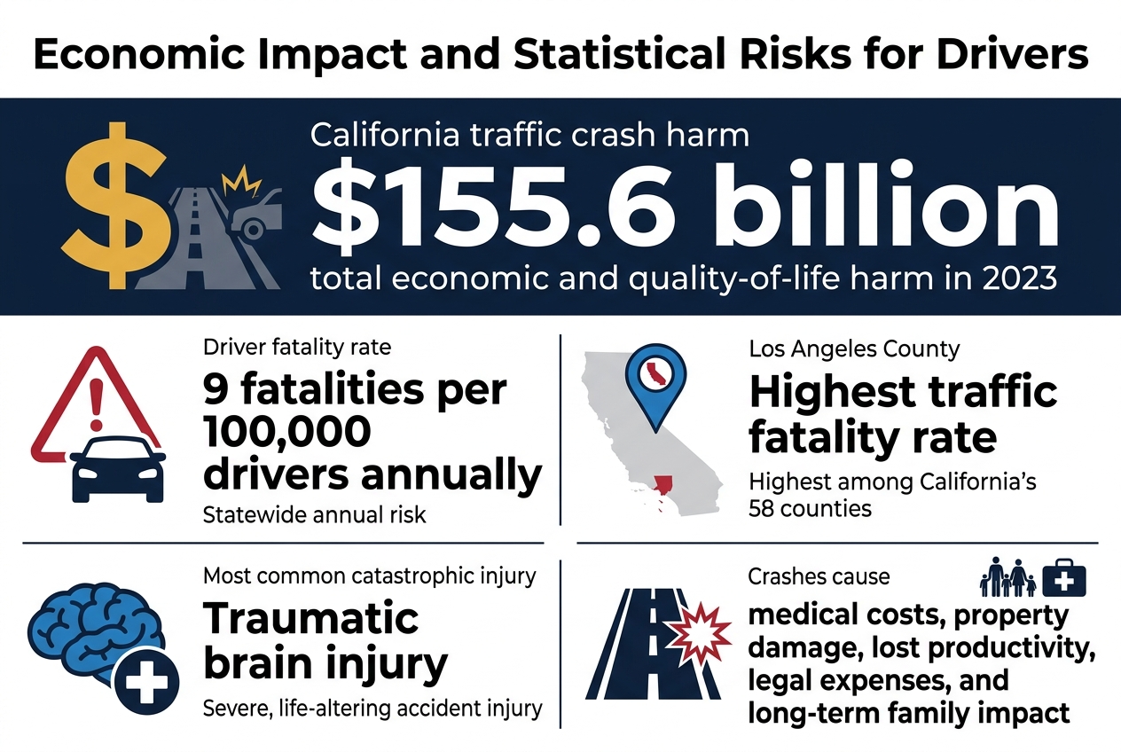 Economic Impact and Statistical Risks for Drivers
