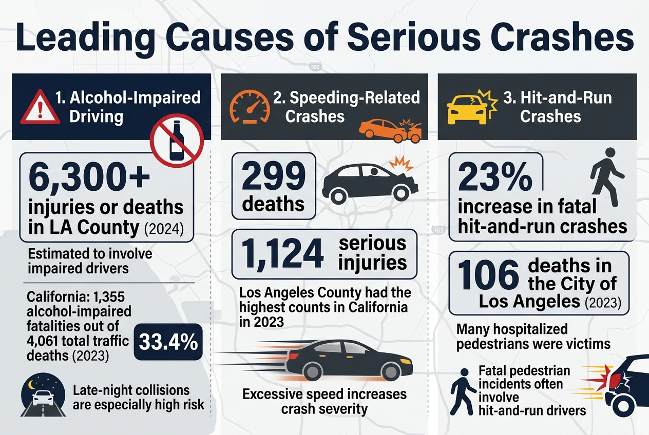 Leading Causes of Serious Crashes