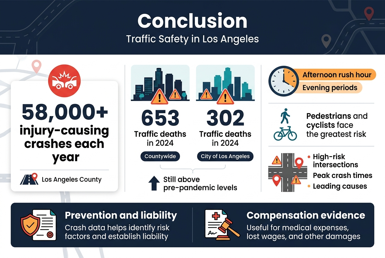 Los Angeles Car Injury Statistics in 2026