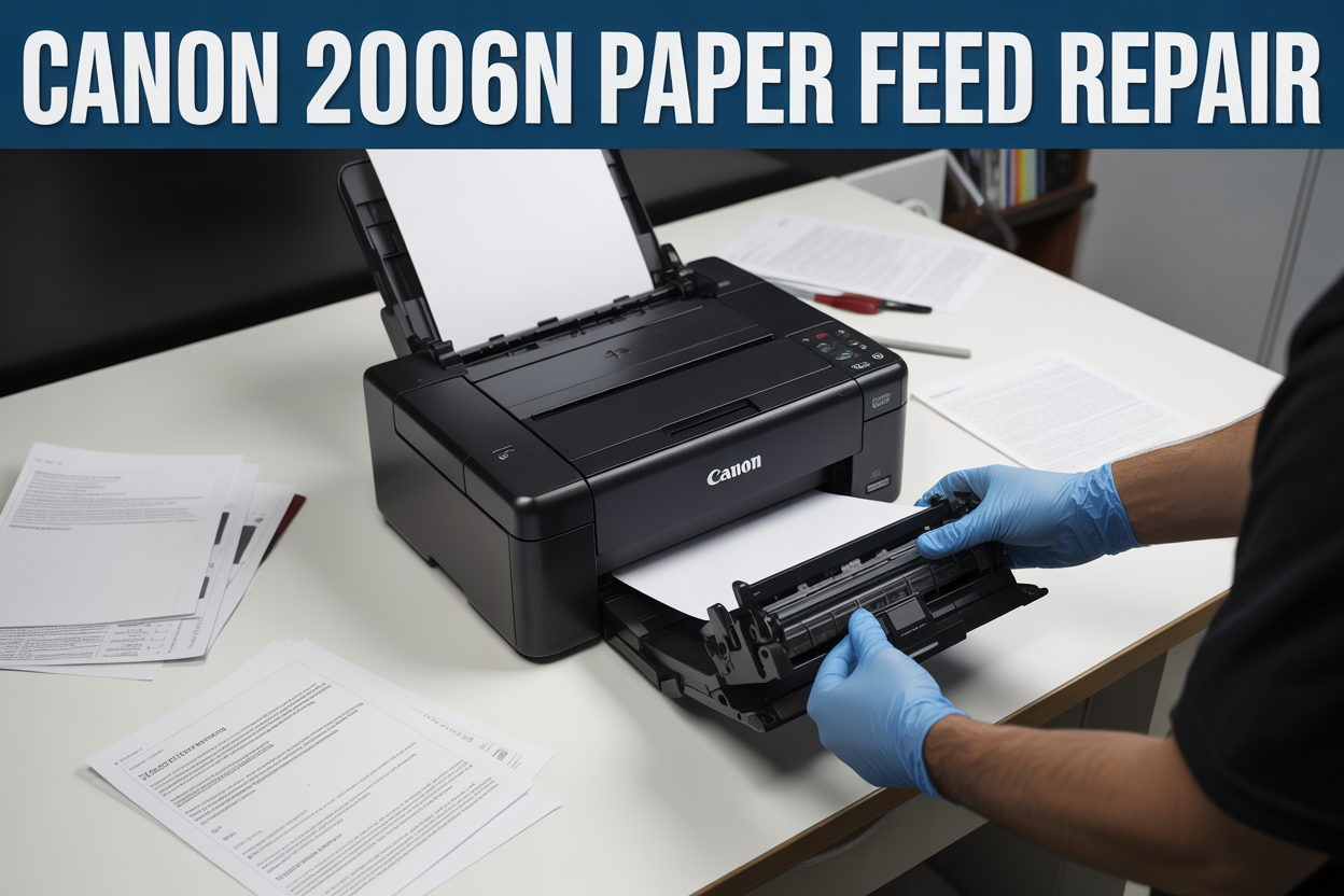 Sửa máy in canon 2006n không kéo được giấy