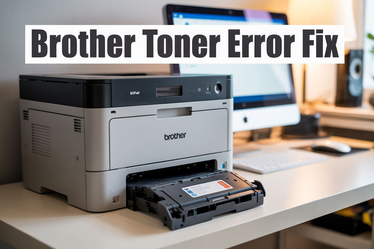 Cách xóa lỗi toner máy in brother