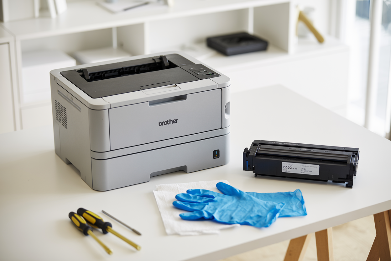 Xem ngay hướng dẫn đổ mực máy in Brother HL-B2080DW