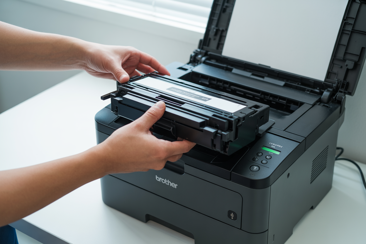 Hướng dẫn đổ mực máy in Brother HL-B2080DW