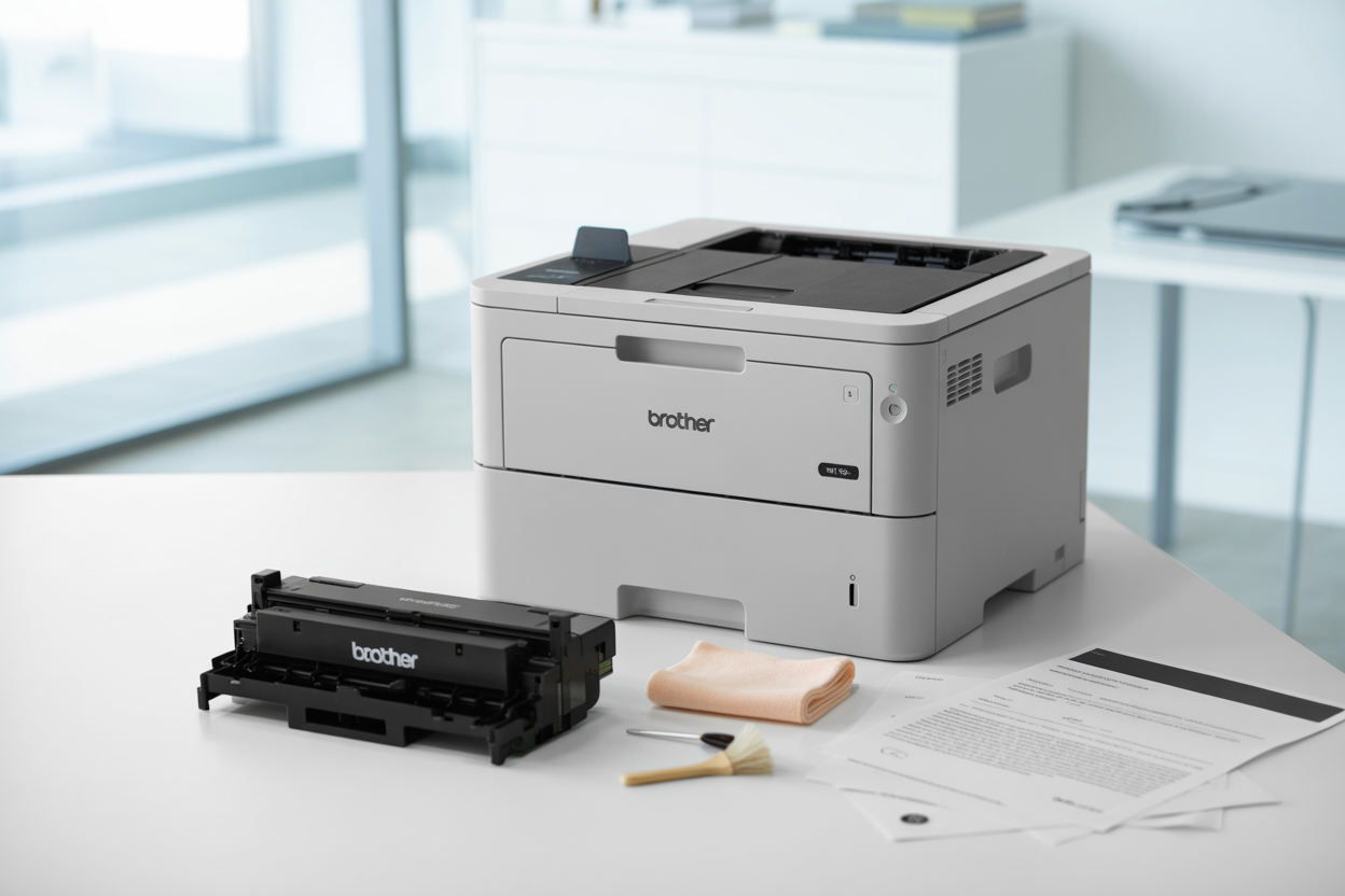 Hướng dẫn đổ mực máy in Brother HL-B2080DW chi tiết