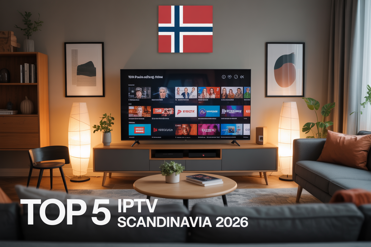 De 5 mest pålitelige IPTV Scandinavia tjenestene i 2026