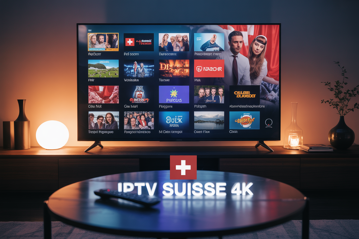 Suisse IPTV avec Chaînes Suisses, Françaises et Internationales en 4K