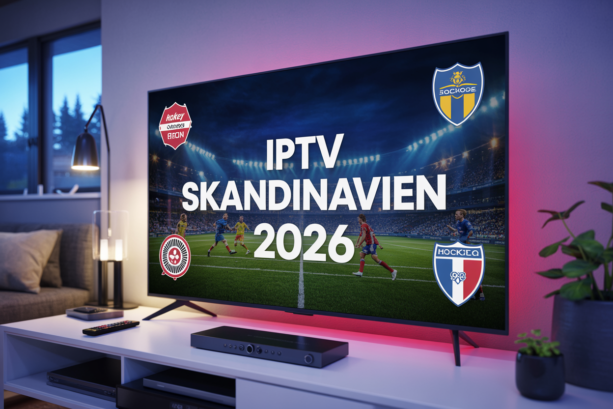 Bästa IPTV Skandinavia 2026: Se Allsvenskan, SHL och Premier League Utan Lagg
