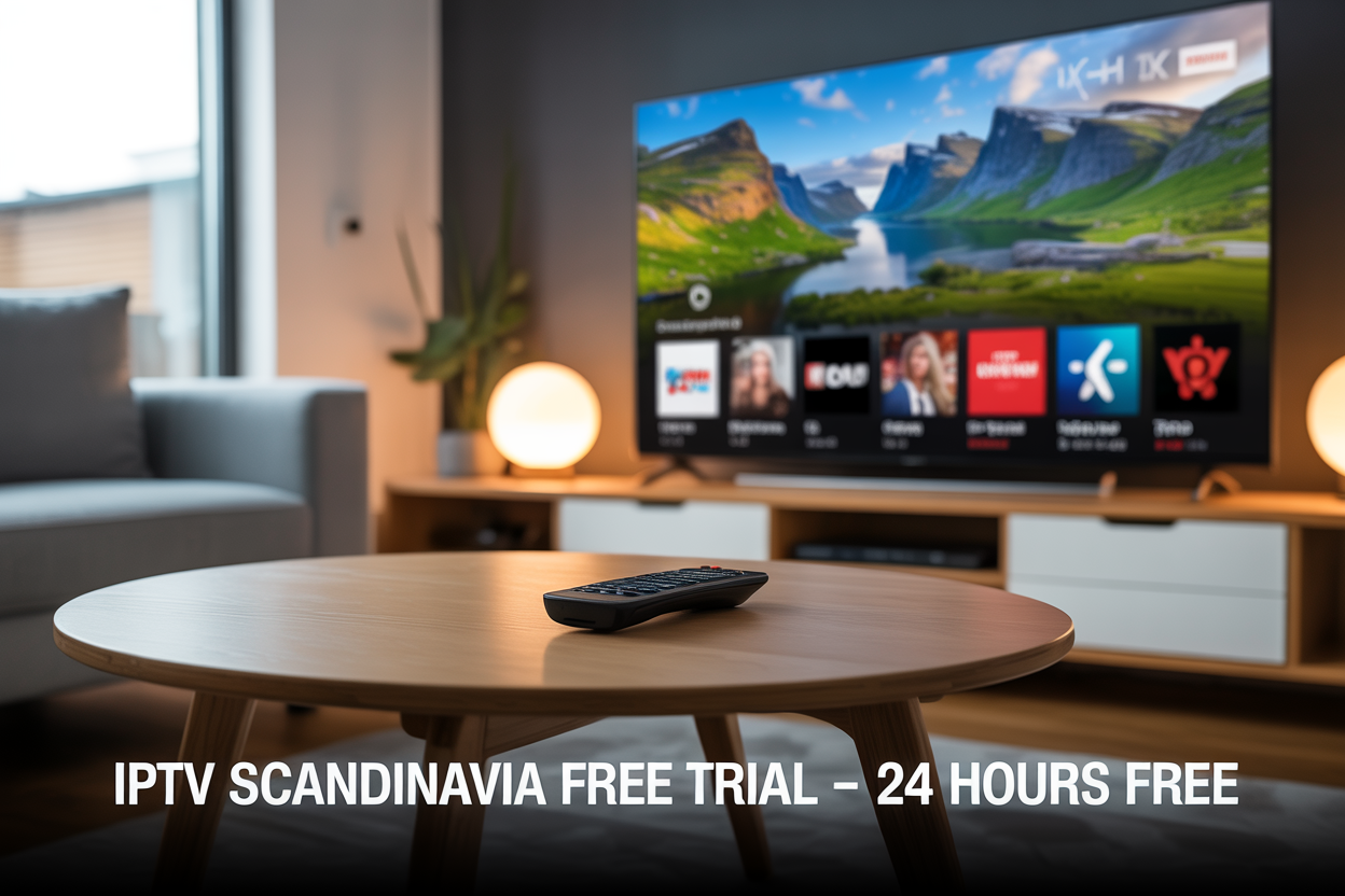 IPTV Scandinavia Free Trial: Test 4K Nordic Channels for 24 Hours Before You Buy