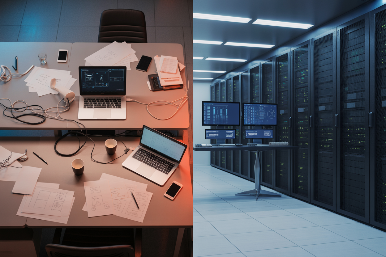 Understanding the Fundamental Differences Between Prototypes and Production Systems