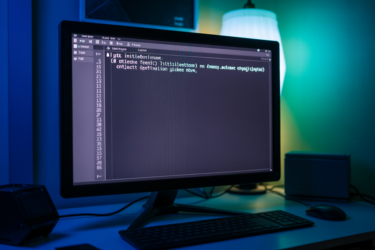 Creating and Initializing Your First Local Repository