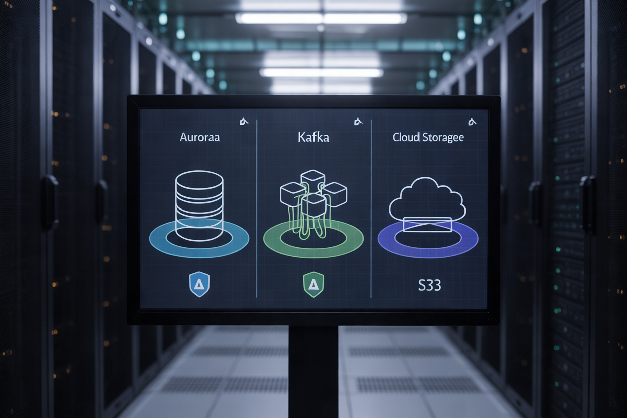 What Aurora, Kafka, and S3 Replication Actually Protect Against
