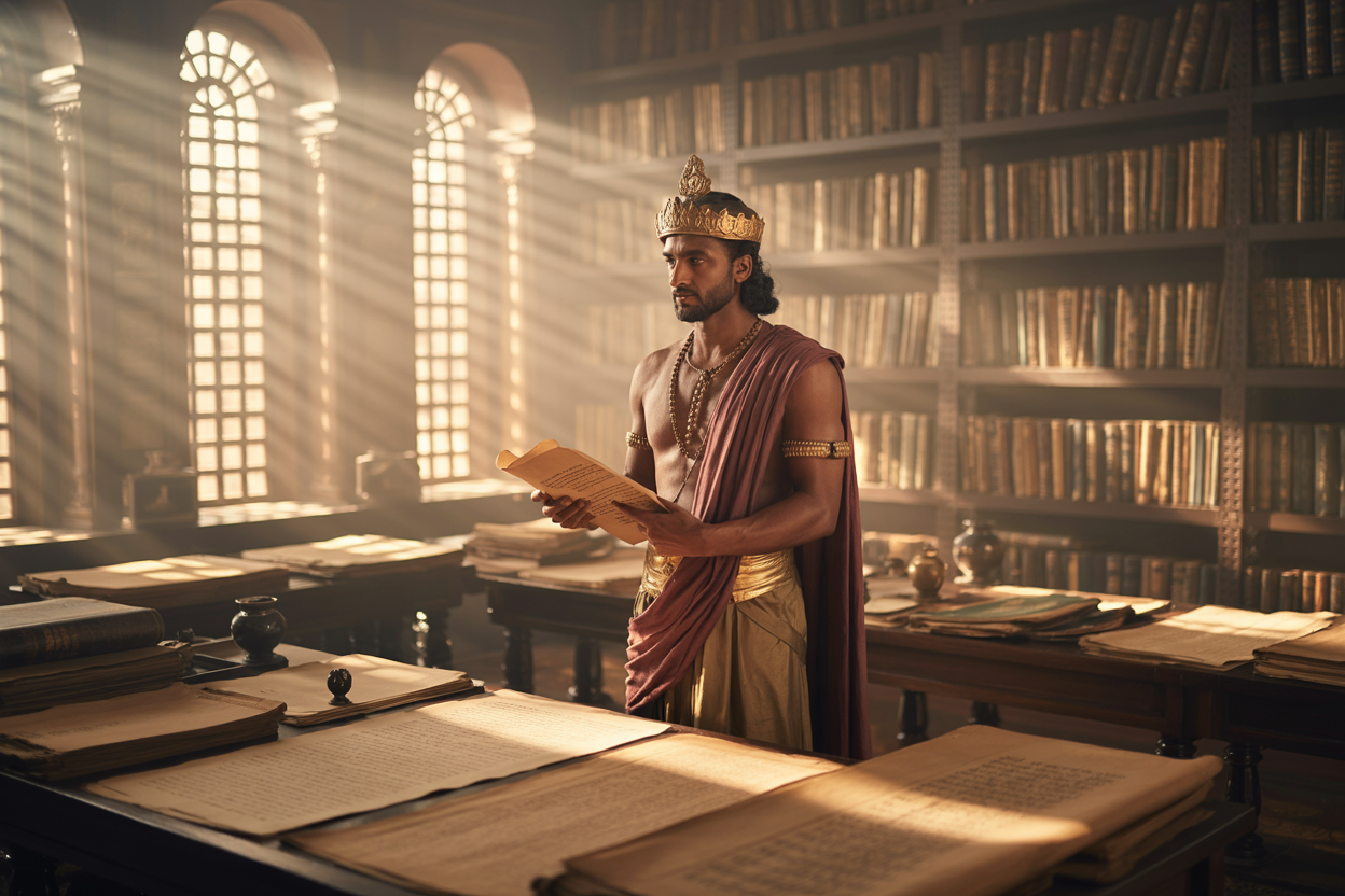 Emperor Ashoka's Transformation and Vision for Knowledge Protection