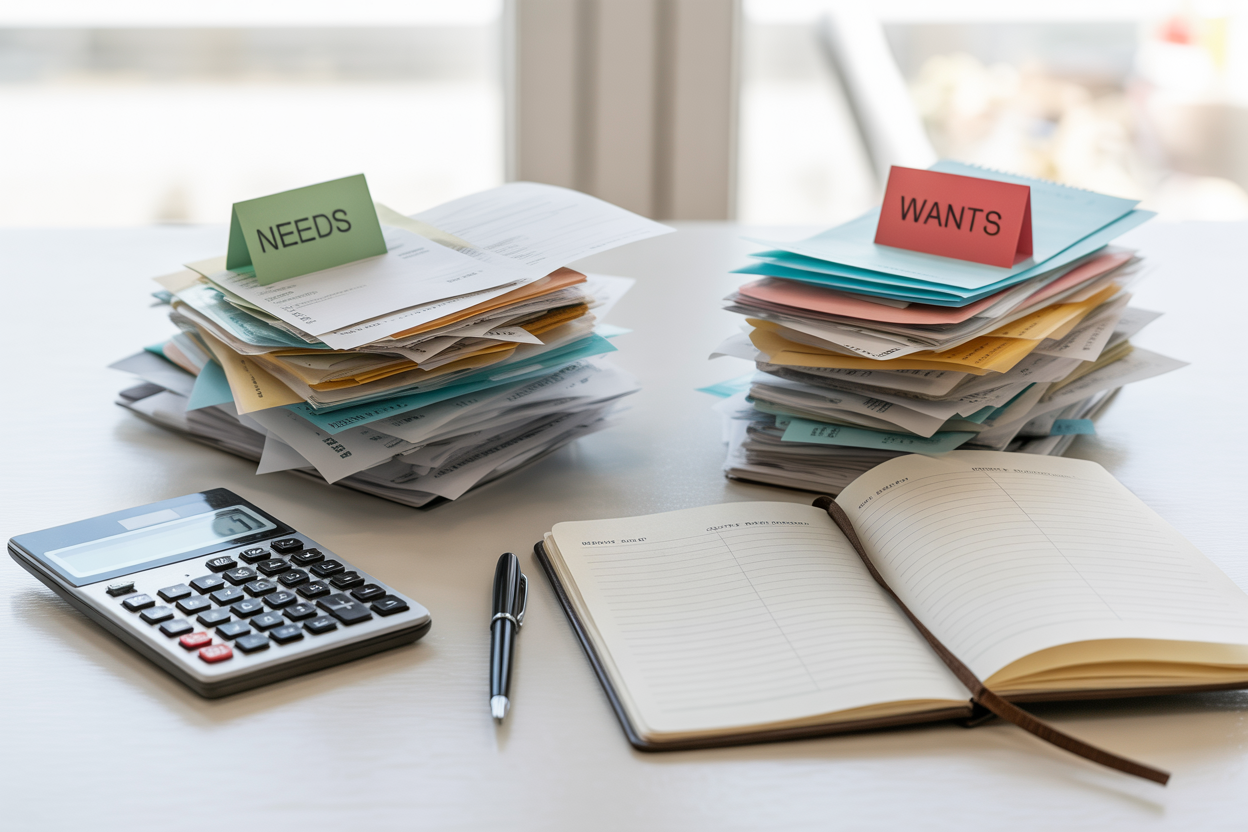 Categorize Expenses into Needs and Wants