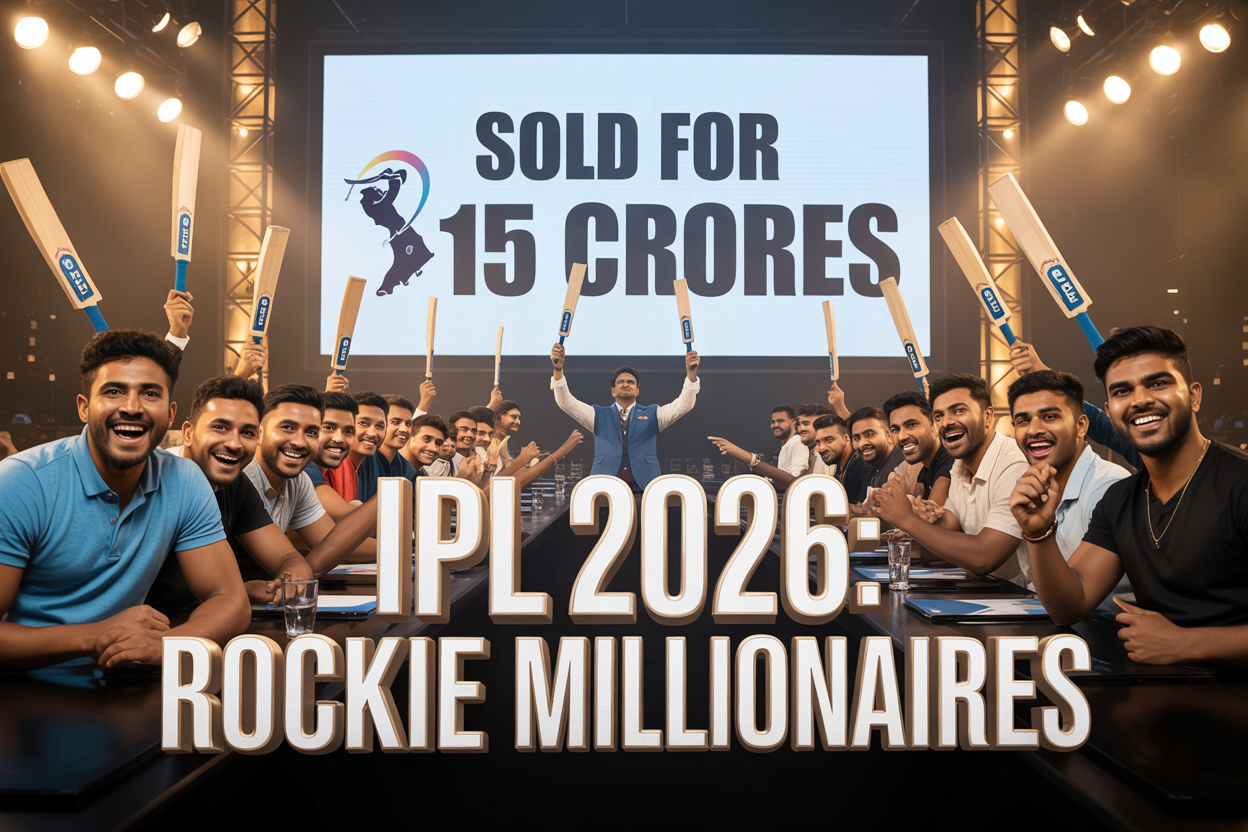 IPL 2026 Auction 7 Rookies