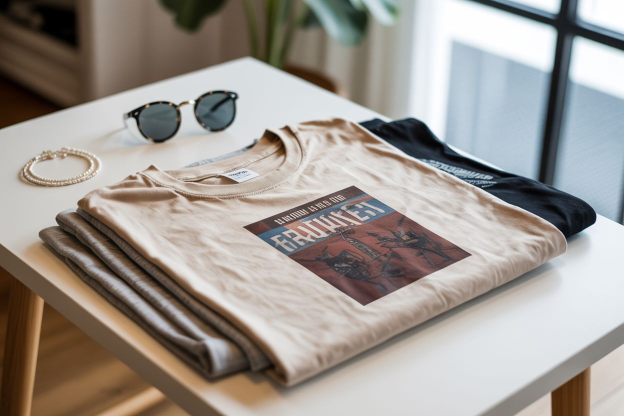 Timeless Graphic T-Shirt Timeless graphic t-shirt with a design that never goes out of style