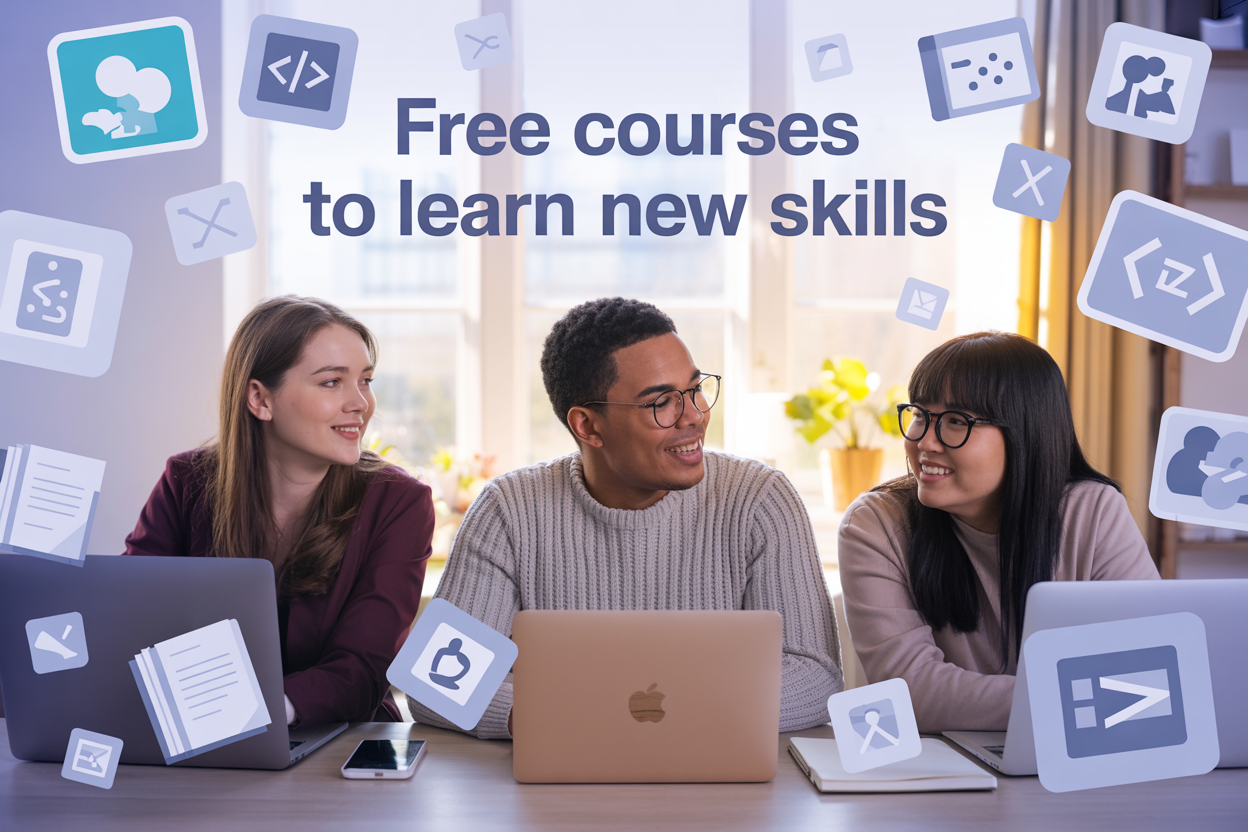 Free Courses to Learn New Skills Online | Top Platforms for Career Growth