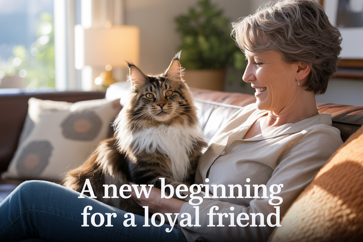 The Joys of Rehoming a Maine Coon cat