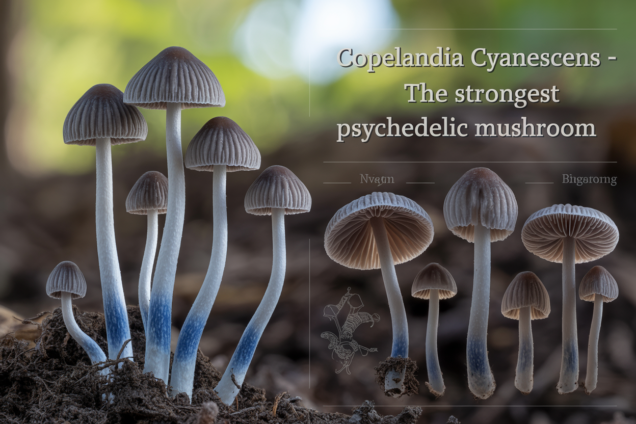 The Strongest Psychedelic Mushroom - Copelandia Cyanescens