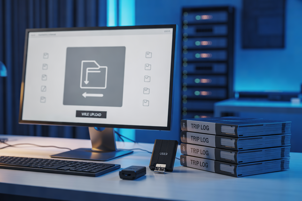 How Trip Files Are Uploaded to the System