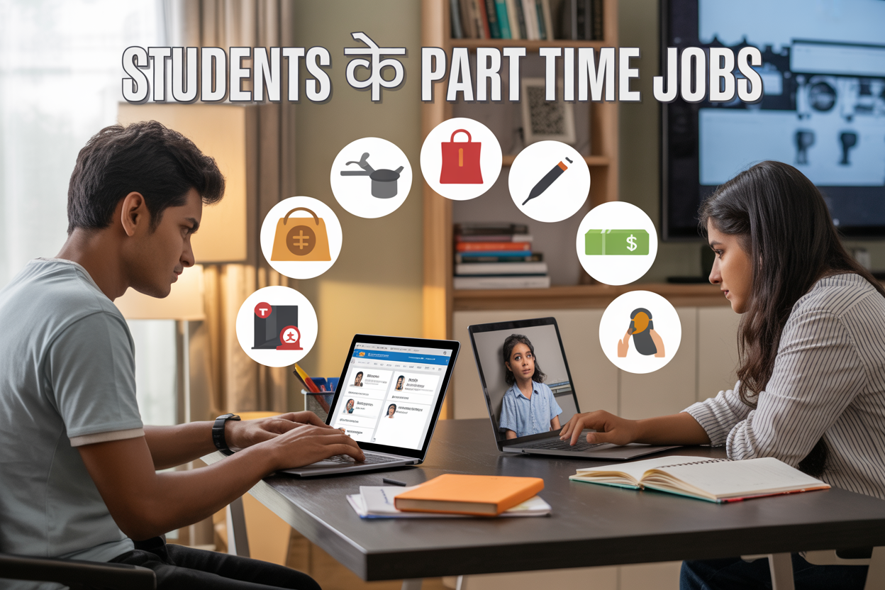Students Ke Liye Part Time Jobs (2026)